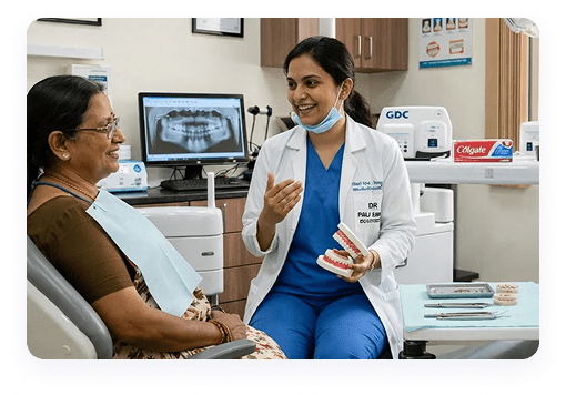 Dental team at Perfect Dental Studio providing patient-centered care in BTM Layout